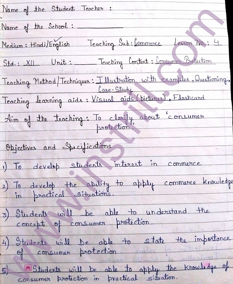 Consumer Protection Lesson Plan – (Image 1) - instrill.com