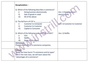 E-commerce Lesson Plan for B.Ed students free pdf in English - INSTRILL